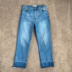Abercrombie & Fitch Ultra High Rise Ankle Straight Leg Curve Love Jeans 29 8